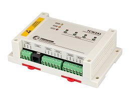 TCW241 | Ethernetový IO modul, 4x DI, 4x AI, 4x relé, 8x čidlo 1-Wire